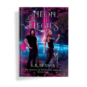 Signed Paperback Neon Elegies by L.B. Benson