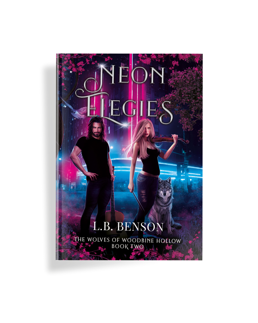 Signed Paperback Neon Elegies by L.B. Benson